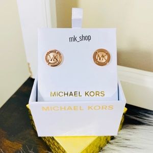 Michael Kors Stud Earrings Rose Gold